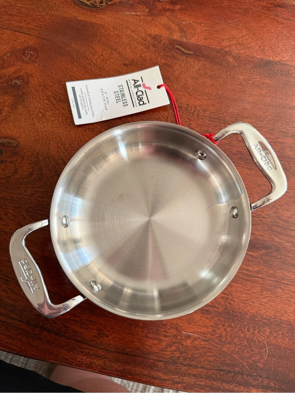 All-Clad Stainless steal 6” mini gratin pan